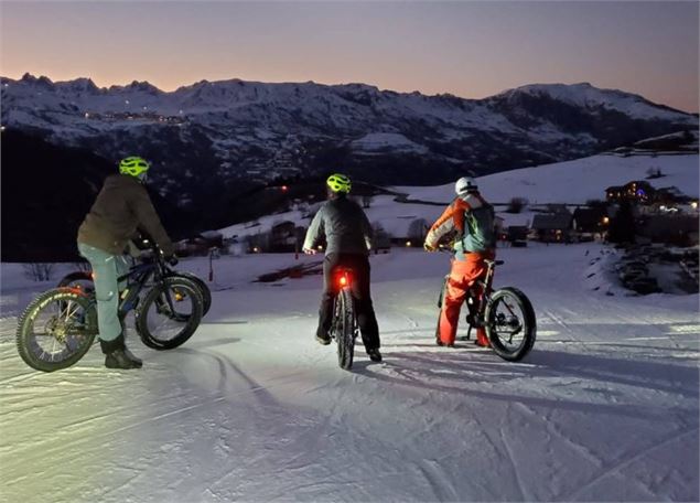 Fat Bike à Albiez - Arnaud Rota