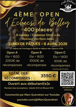 Affiche - Club Echecs de Belley