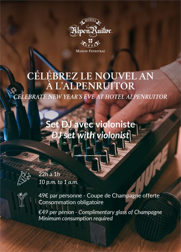 Affiche soirée - Maison Fenestraz