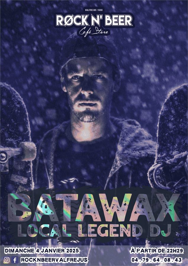 Affiche du concert : portrait de Batawax - pierreporo