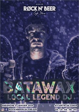 Affiche du concert : portrait de Batawax - pierreporo