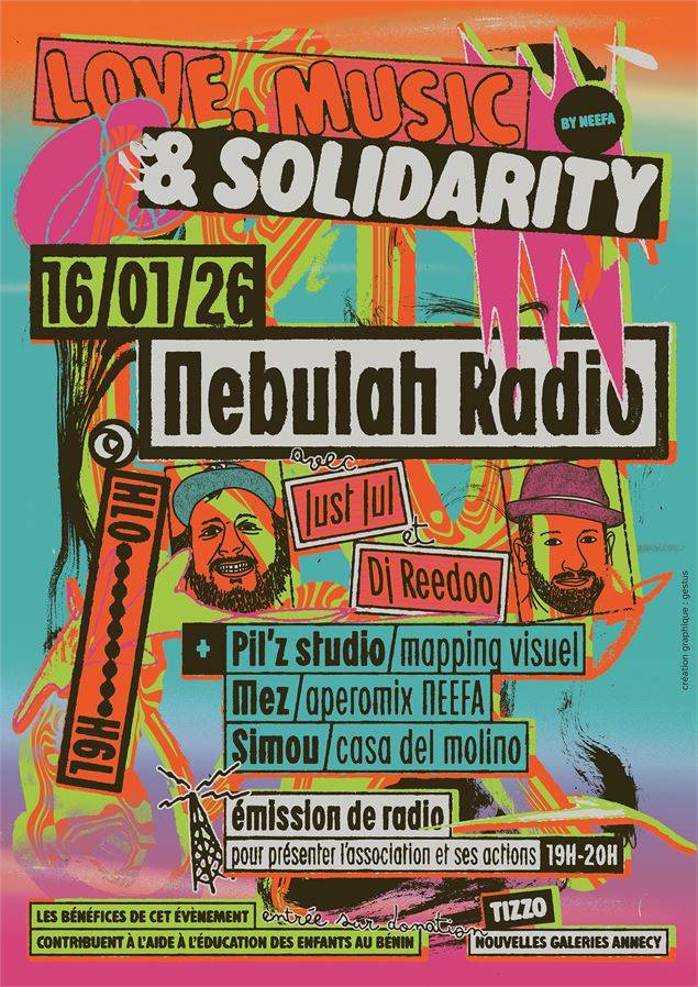 Love, Music & Solidarity x Nebulah radio_Annecy - Apéromix Neefa