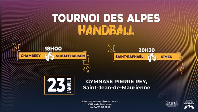 Bandeau Tournoi des Alpes - Mairie Saint-Jean-de-Maurienne