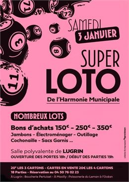 Super Loto de Lugrin - Harmonie Municipale de Lugrin