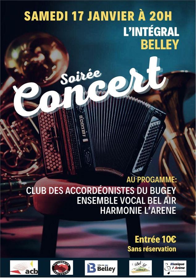 Soirée concert à l'intégral Belley - intégral Belley