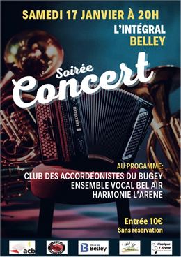 Soirée concert à l'intégral Belley - intégral Belley