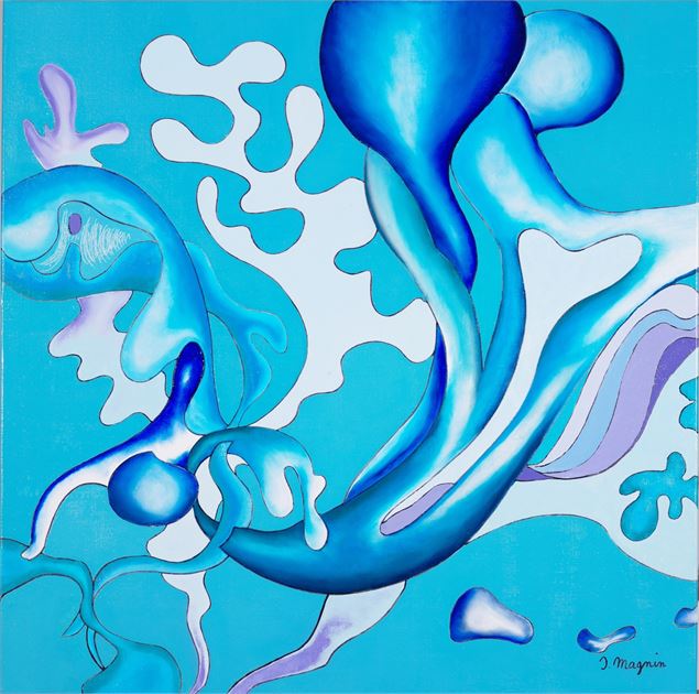 Valse aquatique - Isabelle Magnin Artiste peintre