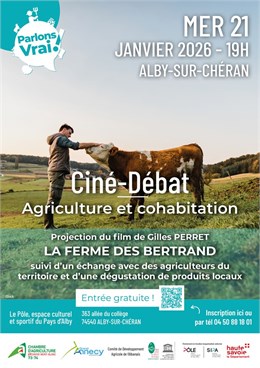 Ciné-débat agriculture & cohabitation à Alby-sur-Chéran