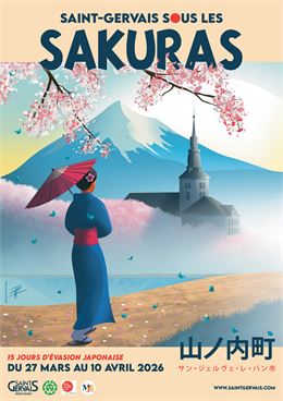 Saint-Gervais sous les Sakuras - Quinzaine japonaise_Saint-Gervais-les-Bains - PF Illustrations