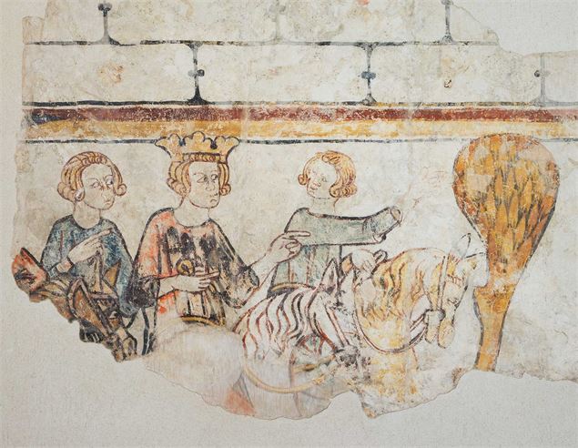 Peintures murales de Cruet (14e siècle), Musée Savoisien - Solenne Paul - Département de la Savoie