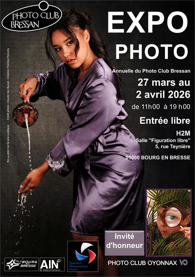 Affiche_xposition photographique annuelle du Photo Club Bressan - ©Photo Club Bressan
