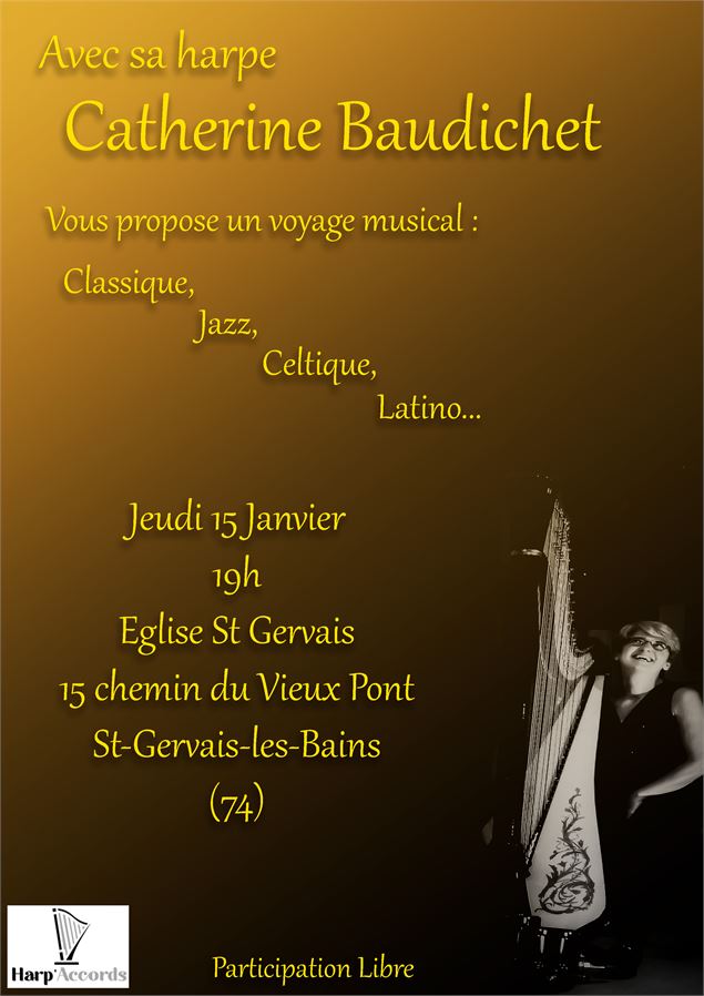 Concert Harpe Vagabonde - Catherine Baudichet