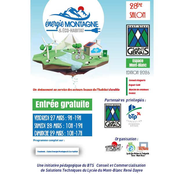 Salon énergie montagne - 28ème édition_Saint-Gervais-les-Bains