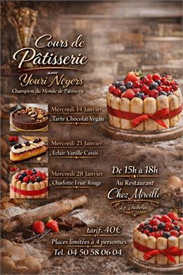 Cours de pâtisserie - © Chez Mireille