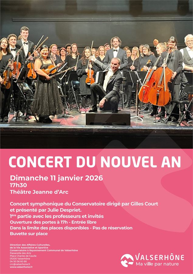 Concert symphonique  du Nouvel An_Valserhône - Passerelle des Arts
