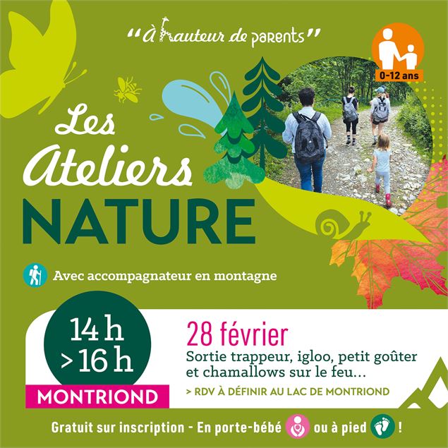 A hauteur de parents : Atelier nature_Montriond