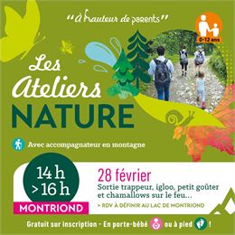 A hauteur de parents : Atelier nature_Montriond