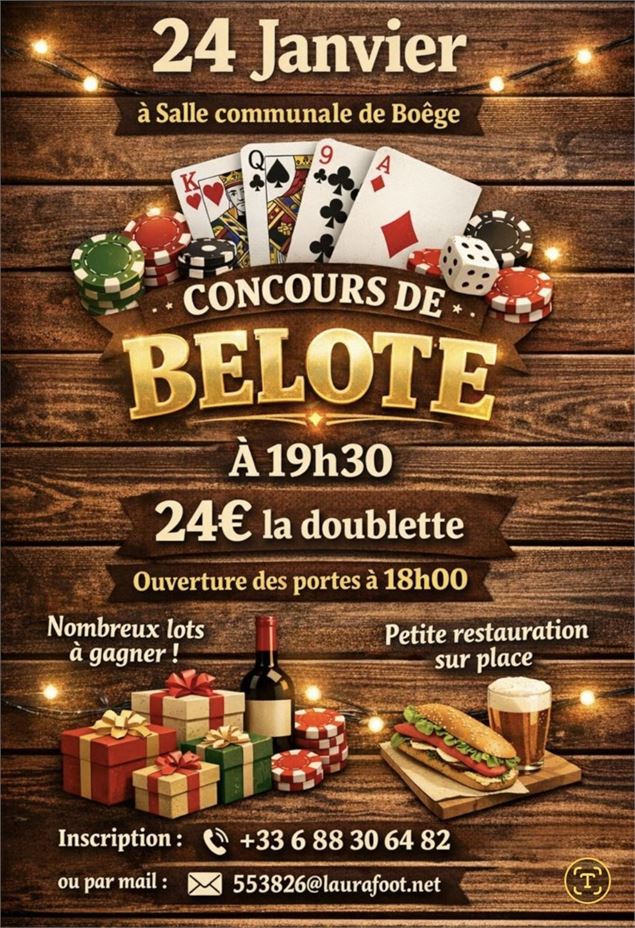 Concours de Belote_Boëge - FC Vallée Verte