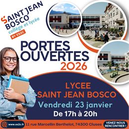 Portes ouvertes - Lycée Saint-Jean Bosco - ES2C