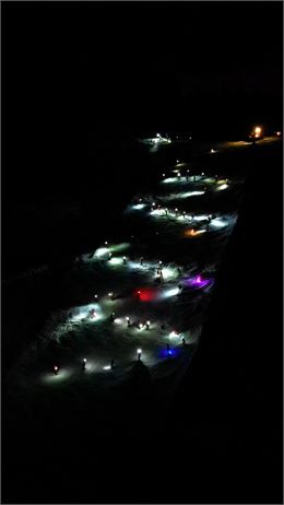 ''Les p'tits flambeaux'' - Descente aux flambeaux - ESF Saint-Nicolas de Véroce_Saint-Gervais-les-Ba