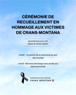Cérémonie de recueillement Crans-Montana