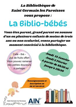 Biblio-bébés à la bibliothèque de Saint Germain les Paroisses_Saint-Germain-les-Paroisses - Biblioth