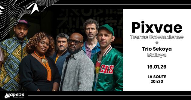 Pixvae + Trio Sekoya-Concert à La Soute