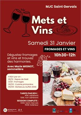 Mets et vins : Fromages et Vins_Saint-Gervais-les-Bains