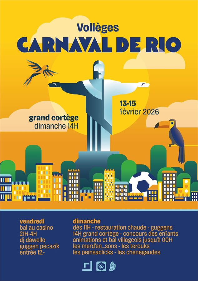 affiche de carnaval - Jeunesse de Vollèges