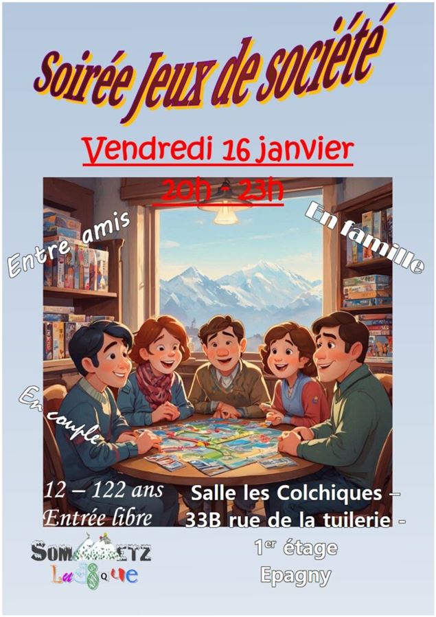 Soirée jeux de société - SomMetz Ludique