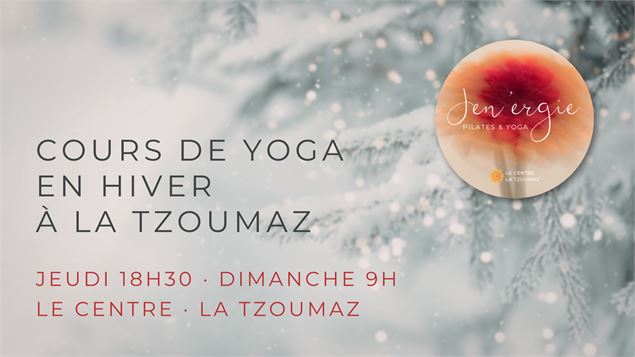 Cours de yoga hebdomadaires en hiver - Le Centre - Jen'ergie Pilates & Yoga 2026