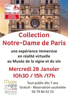MICRO-FOLIE : Collection Notre-Dame de Paris_Montmélian - Musée de la vigne et du vin de Savoie