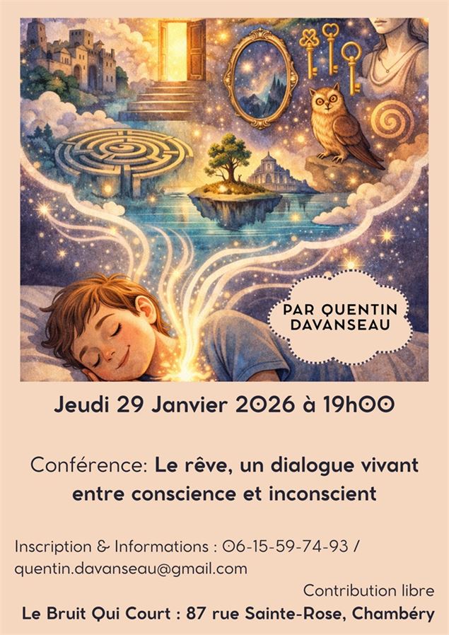 Conférence : Le Rêve, un dialogue vivant entre conscience et inconscient - Quentin Davanseau