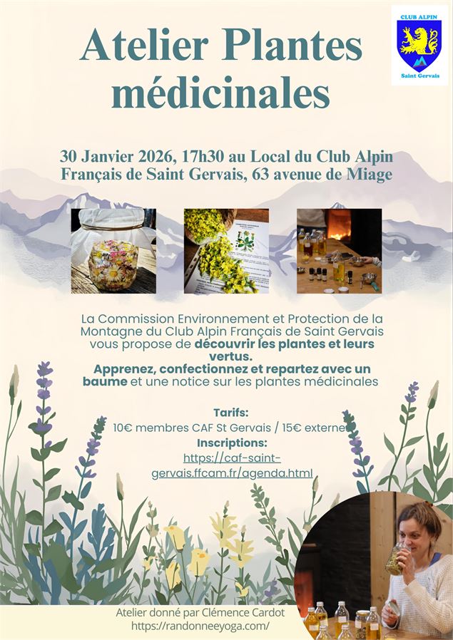 Atelier Plantes médicinales_Saint-Gervais-les-Bains