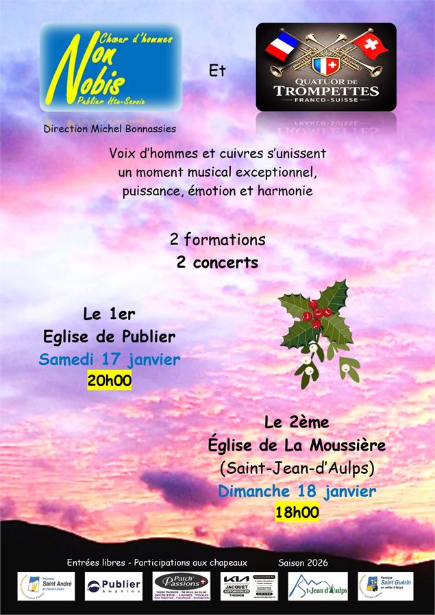 Concert à l'église de la Moussière - Brass band