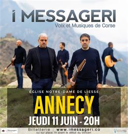 Concert : I Messageri, voix et musiques de Corse_Annecy