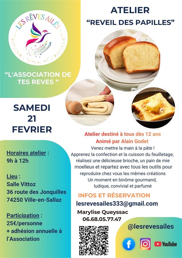 ATELIER REVEIL DES PAPILLES - LES REVES AILES