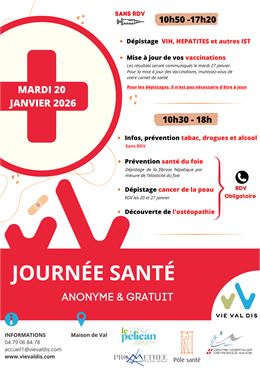 affiche de l'évènement - Association Vie Val d'Is