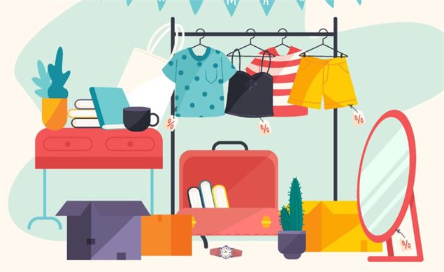 Vide grenier au parc Thermal_Saint-Gervais-les-Bains