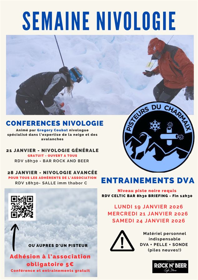 Affiche de la semaine - Pisteurs du Charmaix