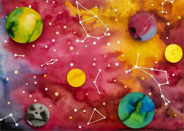 À la découverte des constellations : l'art de lire le ciel_Annecy - Libre de droit