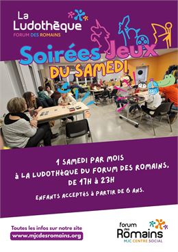 Soirée jeux de société - MJC des Romains