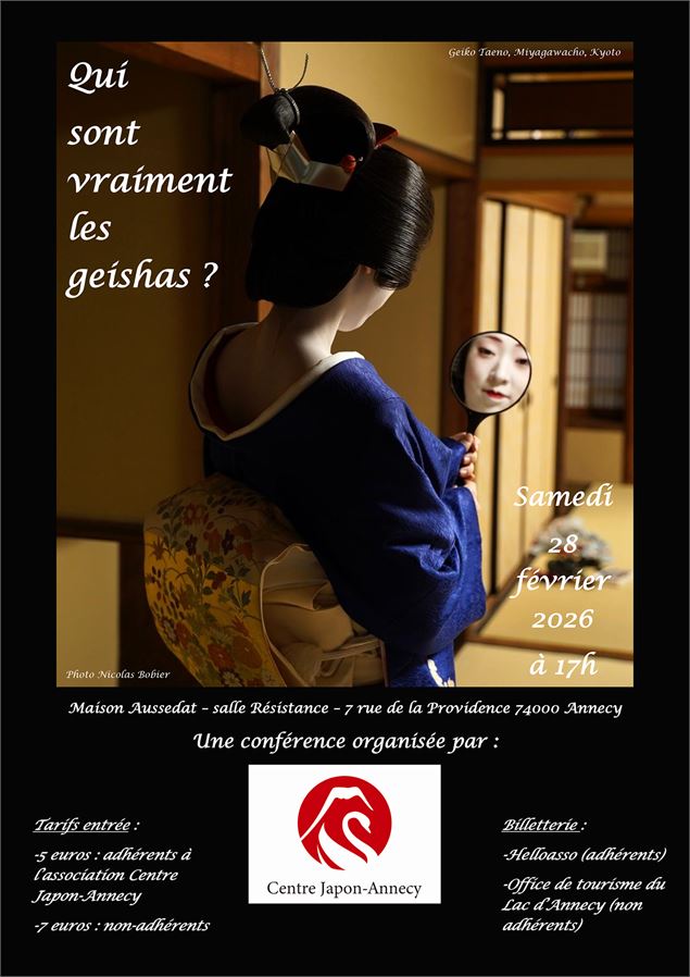 Conférence : Qui sont vraiment les geishas ?_Annecy - Centre Japon-Annecy