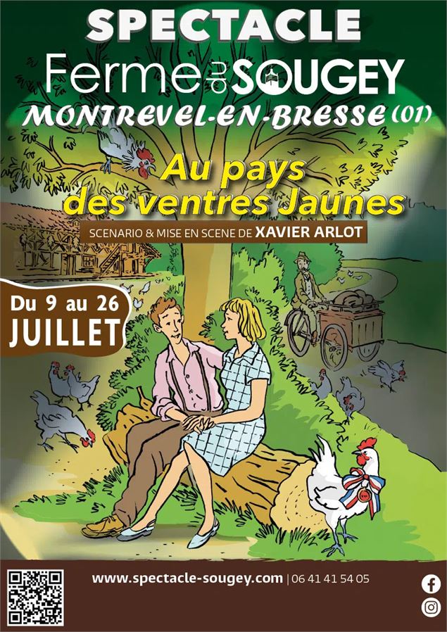 Affiche  Spectacle au Sougey 2026 - ©Les Amis du Sougey