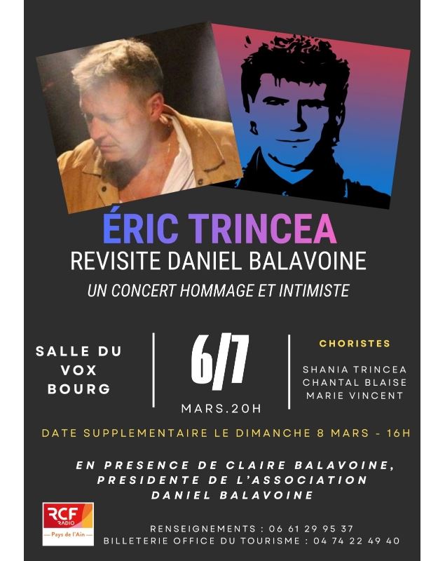 Eric TRINCEA revisite Daniel BALAVOINE_Bourg-en-Bresse - © Paroles & Music