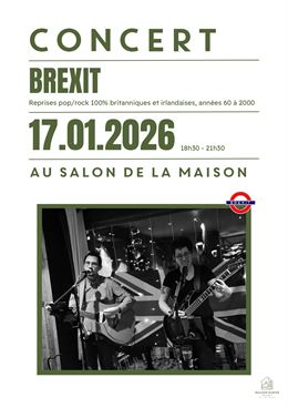 Affiche du Concert Brexit à la Maison Doron - Maison Doron