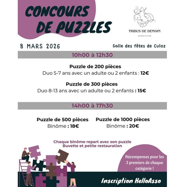 Concours de puzzles_Culoz-Béon - Tribus de demain