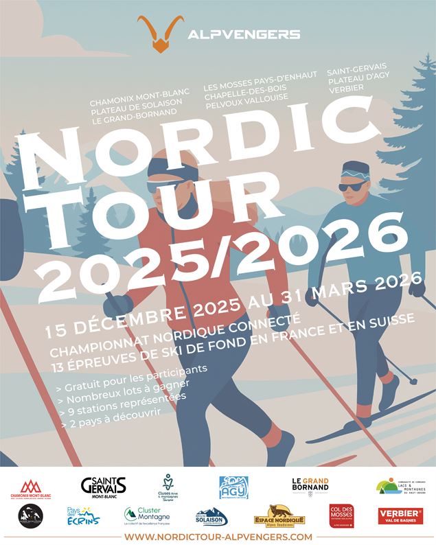 affiche du Nordic Tour 2025/2026
