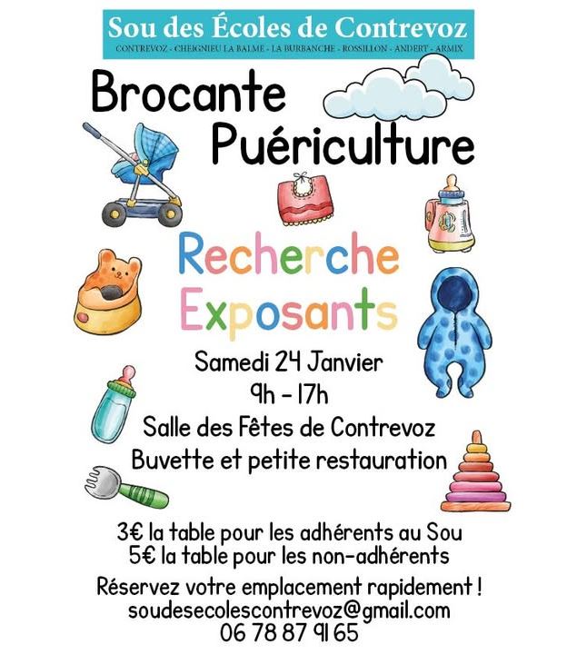 Brocante de puériculture_Contrevoz - Sou des Ecoles de Contrevoz