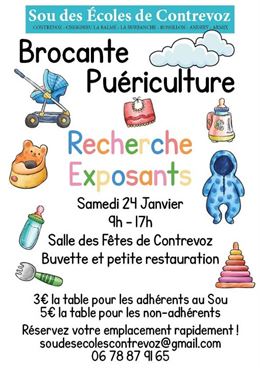 Brocante de puériculture_Contrevoz - Sou des Ecoles de Contrevoz
